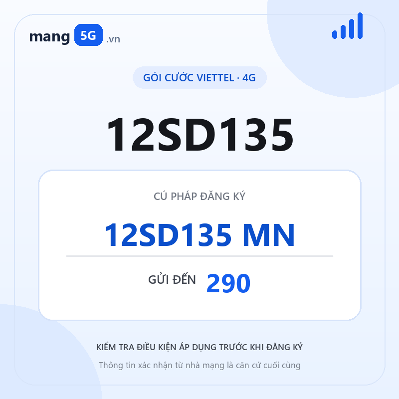Ảnh thông tin gói 12SD135