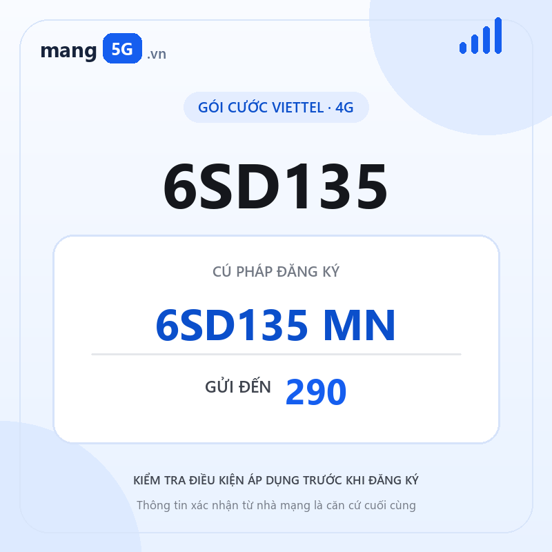 Ảnh thông tin gói 6SD135
