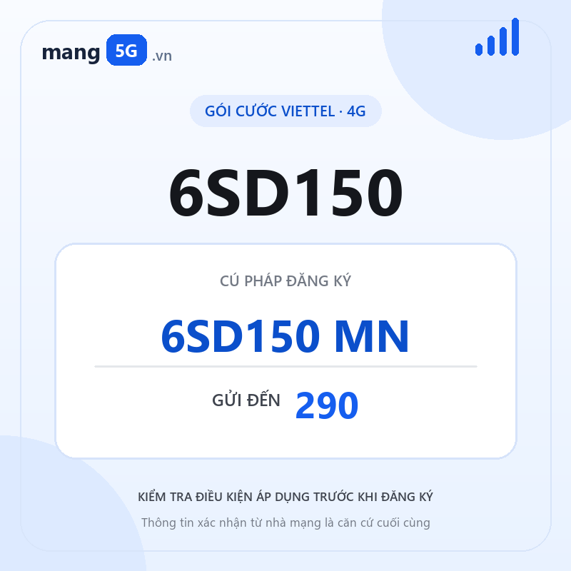 Ảnh thông tin gói 6SD150