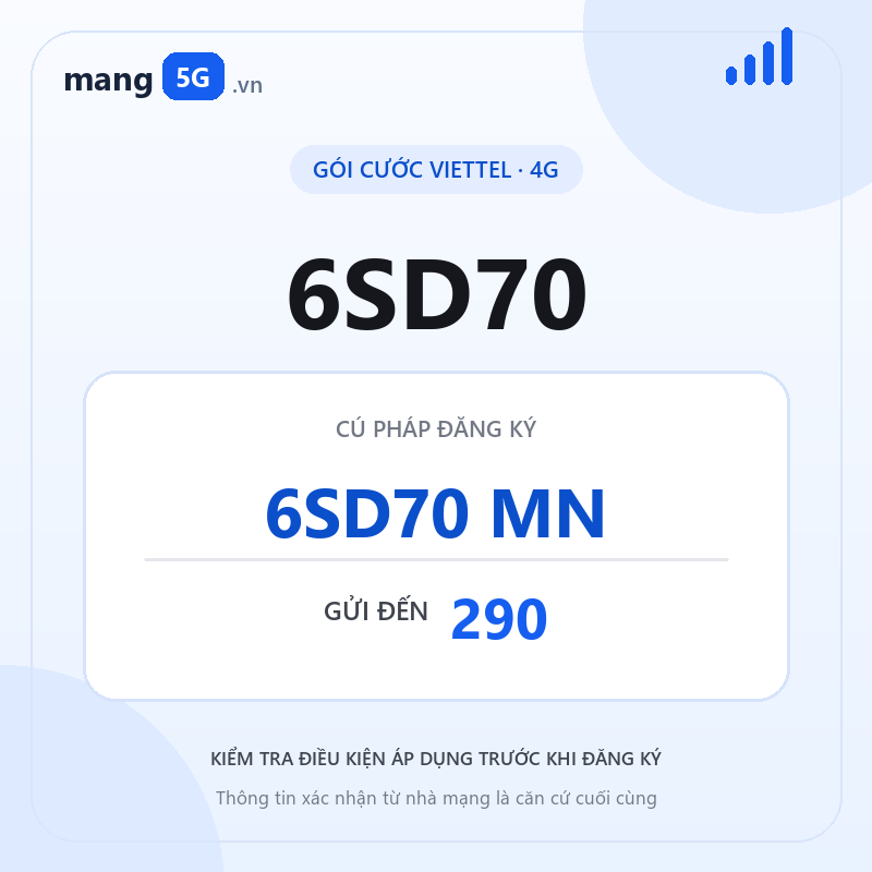 Ảnh thông tin gói 6SD70