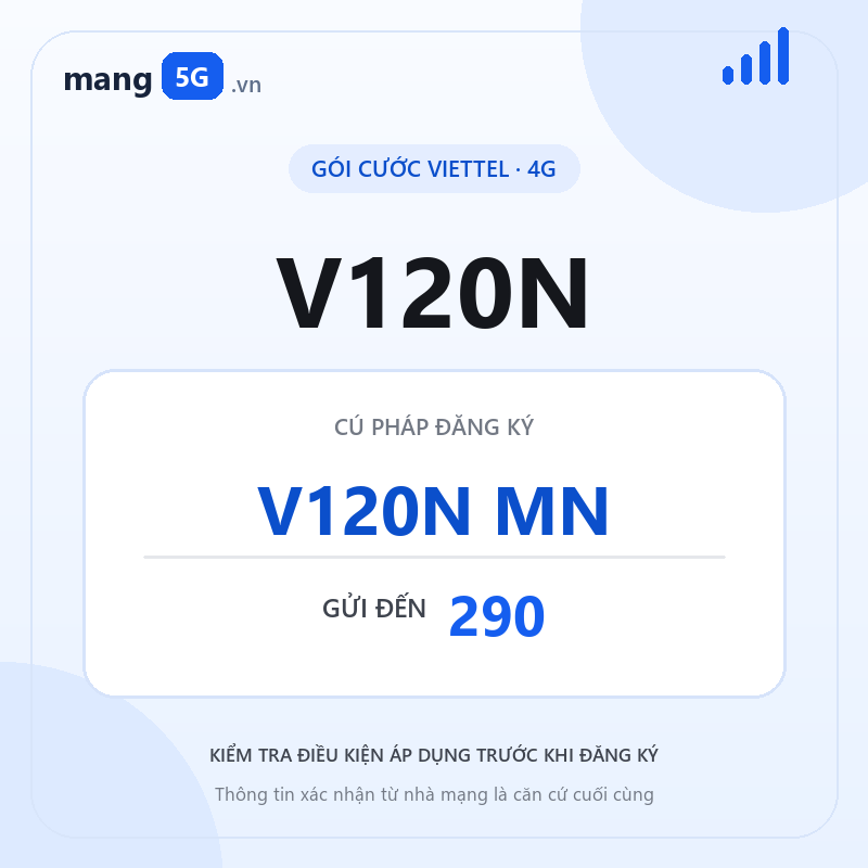 Ảnh thông tin gói V120N